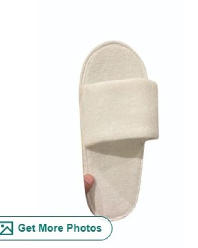 Terry Towel Slipper - Terry Fabric Various Sizes Lightweight Comfort with Anti Skid Grip