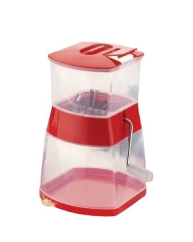 Vegetable Onion Chopper - Stainless Steel, Compact Design , Sharp Blades for Efficient Chopping, Durable & Easy to Use Manual Operation