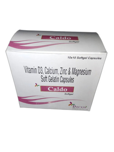 Vitamin D3 Softgel Capsules - Medicine Grade, Prescription Required | For Hospital and Clinic Use, Contains Calcium, Zinc, and Magnesium