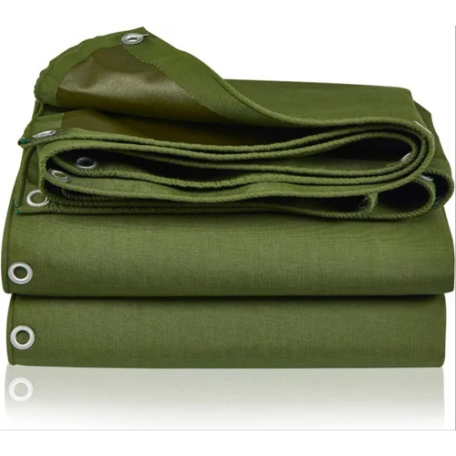 Waterproof Canvas Tarpaulin - HDPE Coated, 0.40 mm-0.70 mm Thickness | Tear-Resistant, UV-Resistant, Breathable Fabric, Reinforced Edges, Rust-Proof Eyelets