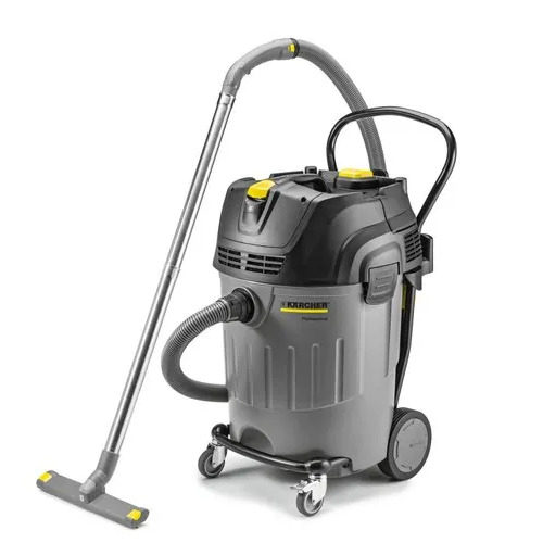 Wet-dry Commercial Canister Vacuum Cleaner - Plastic Body, Semi-automatic Operation, Noise Level Under 75 Db | With Bag, 220-240v | 50hz