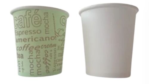 130 Ml Disposable Paper Cups - Paper Material, Stackable Storage | Leak-Resistant Design, Insulated Walls, Customizable Prints, Quick Disposal