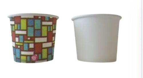 Disposable Paper Tea Cups - 65 Ml Capacity, 42 Mm Height, Printed Design For Events And Parties