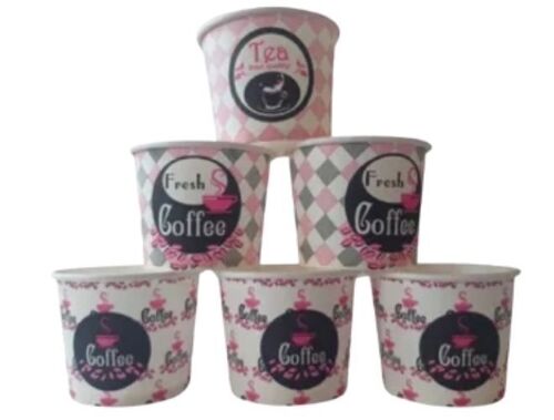 80ml Disposable Printed Paper Cups - 53mm Top Diameter, 43mm Bottom Diameter | Leak-Resistant Design, Insulated Walls, Food-Safe Materials, Customizable Prints, Stackable Storage, Quick Disposal, Cost-Effective Solution