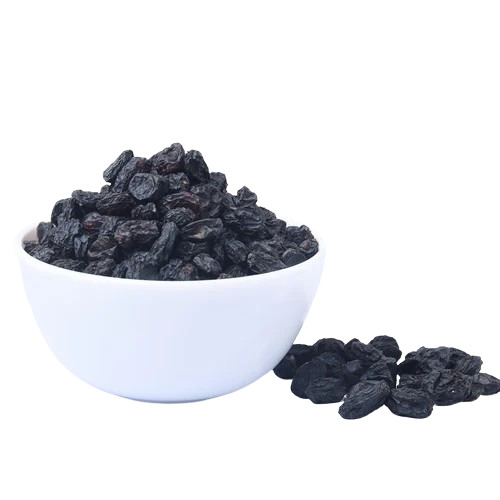 Black Seed Raisins - 16 Kg, 100% Purity, Dry Fruit, Black Color, Elongated Shape, Sweet Taste, Sunlight Drying Process, 12 Months Shelf Life