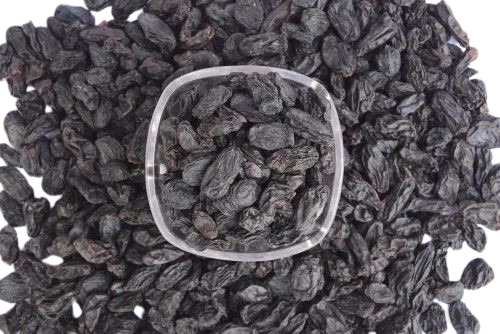Black Seedless Raisin - 15 Kilograms, Sweet Taste, Black Color, Very Good Quality, 100% Purity, Elongated Shape, Sunlight Dried, A Grade, 3 Months Shelf Life, Good for Health