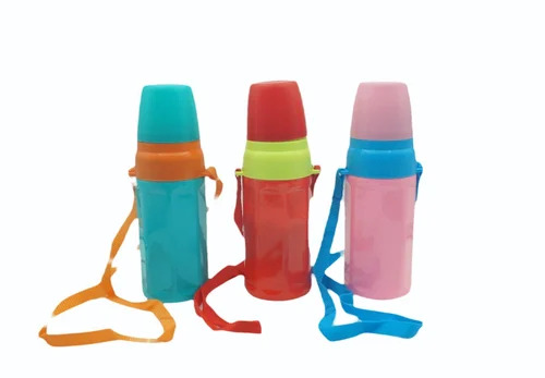 Cool Dream Straw Bottles - 500 Ml, Multi-color Plastic | Portable, Leakproof, Round Shape, Designer Style