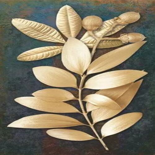 Designer Leaf Ceramic Tile