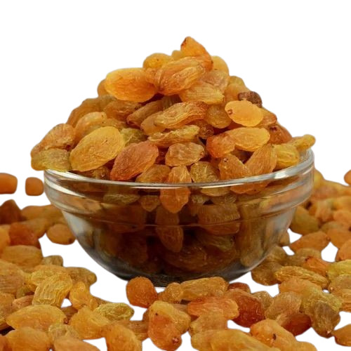 Fresh Golden Raisins - Seedless , Very Good Quality, Sweet Taste, Golden Color, Elongated Shape, Standard Size, Sunlight Dried, 15 kg