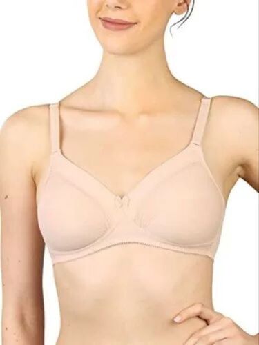 Ladies Comfort Bra - Premium Cotton, Padded Design | Soft Fabric, Adjustable Straps, Wire-Free, Full Coverage, Breathable Material, Seamless Cups