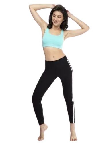 Ladies Namaste Track Pant - Cotton, Plus Size to XXXL, Black and Pink | Premium Quality, High-Rise Waistband, Breathable, Sweat-Wicking, Lightweight, Flat-Lock Seams