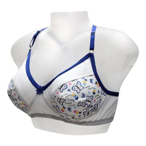 Ladies Printed Comfortable Bra - Cotton Material