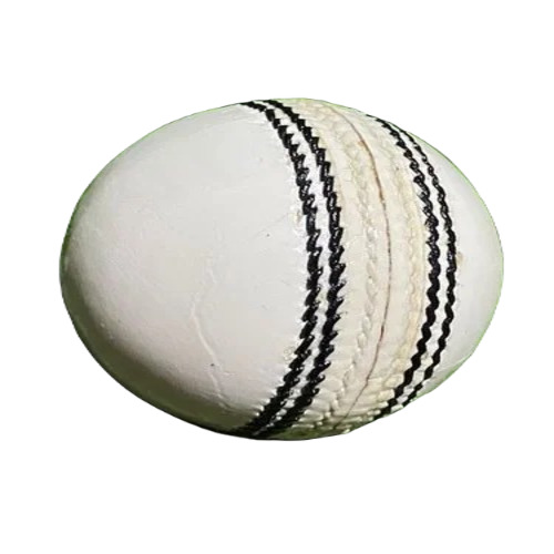 Leather Cricket Ball - Premium Quality White Leather | Durable, Unisex, Ideal for Adult Players