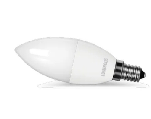 LED Candle Lamp - E40 Base, White Color, 5W Power Consumption | Energy Efficient Ambient Lighting