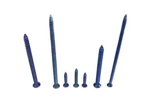 Mild Steel Self Tapping Screw - Mild Steel Material, Polished Finish | Includes 100 to 1000 Pieces with Corrosion Resistance