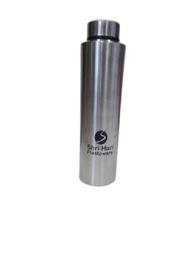 Stainless Steel Water Bottle - 1000 ml Capacity, Leakproof Design | Portable Designer Style, Round Shape, Silver Finish