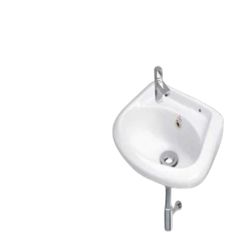 Round Pedestal Basin - Premium Glossy White Ceramic, Customized Size, Optimum Quality Bathroom Accessory