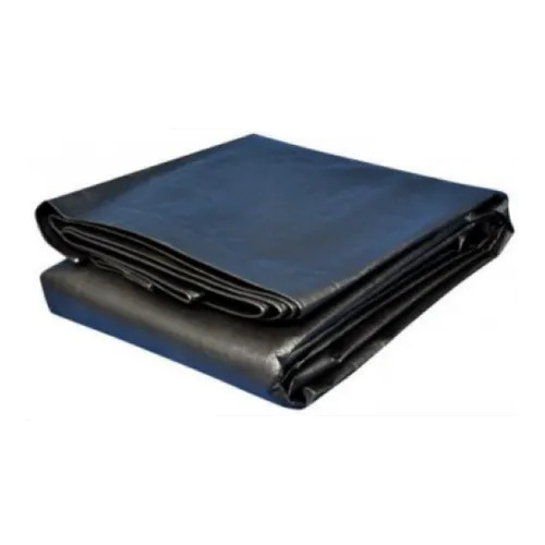 Waterproof HDPE Tarpaulin - 2 Meter Width, 90 GSM Thickness, Black Color | UV Resistant, Color Coated, Recyclable, Woven Design