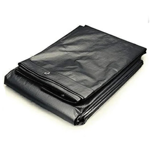 Agriculture HDPE Tarpaulin - 250 GSM 15x18 Feet Black Waterproof & UV Resistant for Protection Against Rain & Dust