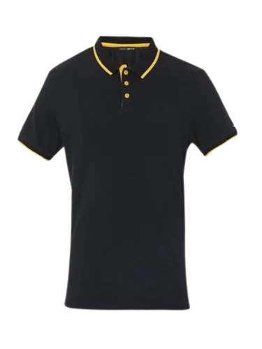 Black Promotional T Shirts - Very Good Quality, 100% Pure, Light Weight & Breathable Fabric | Regular Fit, Unisex, Polo Collar, Short Sleeves, Available in S, M, L, XL
