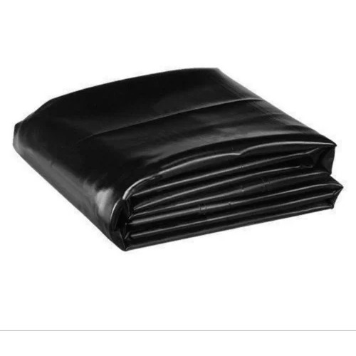 Black Waterproof Tarpaulin - HDPE Woven Material, 180 GSM | UV Resistant, Standard Design, Protects Against Rain & Dust
