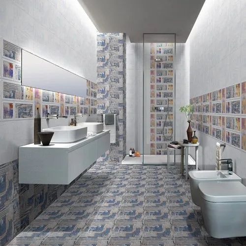 Digital Wall Tiles - Vitrified Material 60x60 cm High Glossy Finish | Premium Quality with Optimum Durability