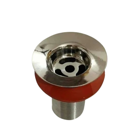 Full Thread Waste Coupling - Stainless Steel, 4 Inch Size, Chrome Finish | Rust Free Design for Wash Basin