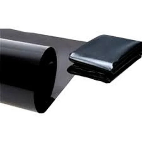 Hdpe Geomembrane Sheet - 125 Micron Thickness , Black Waterproof Plain Design