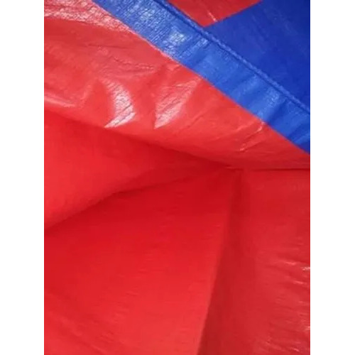 HDPE Plastic Tarpaulin - 170 GSM, Waterproof and UV Resistant, Durable Red Woven Design for Weather Protection