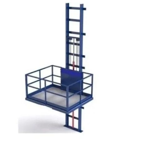 Hydraulic Goods Lift - 1-2 Ton Capacity, Max Speed 1m/s | 1-12 Floors, 15m Height, 24 Month Warranty