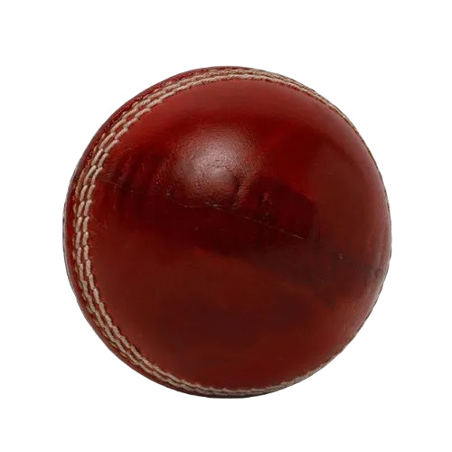 Leather Cricket Ball - Standard Size, Maroon Color | Light Weight and Durable for Adults