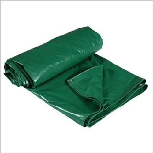 Polyester Truck Tarpaulin - Lightweight, Green, Woven Material | Uv-resistant, Tear-resistant, Reinforced Edges, Heat-sealed Seams, Waterproof Protection Against Rain And Dust