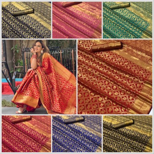 Printed Saree  - Fabric Type: Cotton Silk