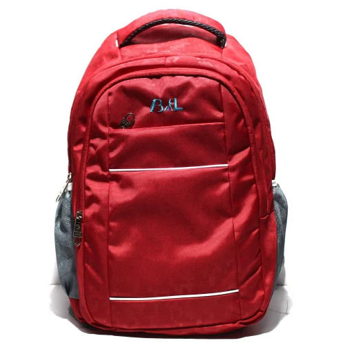 Red School Bag - Durable Lightweight Design, Spacious Compartment | Stylish Vibrant Red Color, Comfort Padded Straps, Multiple Organizational Pockets