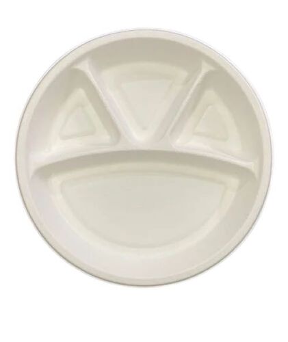 Round Compartment Plate