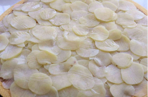 raw potato chips