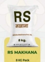 Rs Hand Picked Makhana 8Kg - Color: White