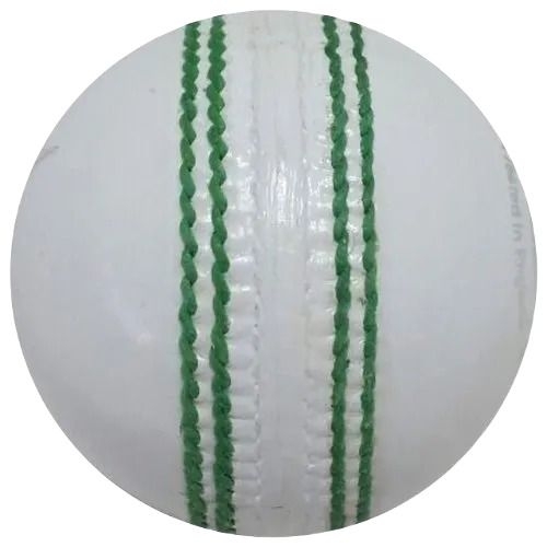 Leather Cricket Ball - Standard Size, White Color | Light Weight, Durable, Unisex for Adults