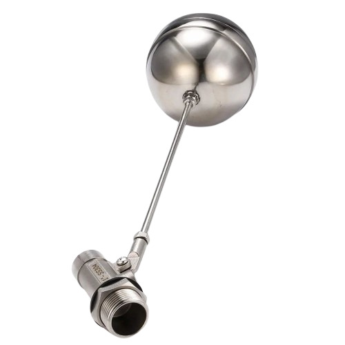 Float Valves With Ball - Stainless Steel, 1 Inch Size | Polished Finish for Water Media