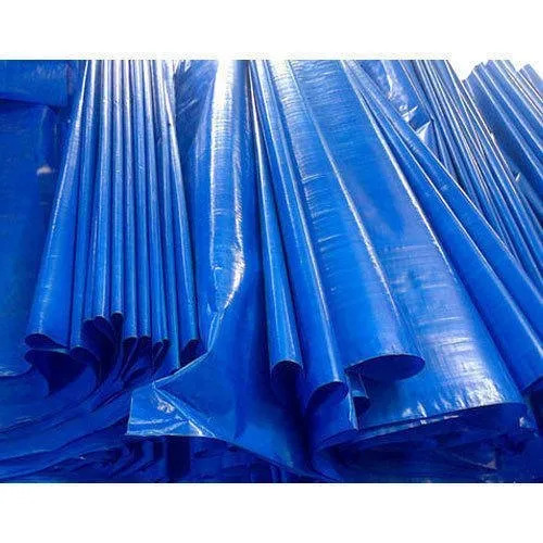 Cross Laminated Tarpaulin - Polypropylene Waterproof Blue Woven Design | Recyclable for Agriculture Camping and More
