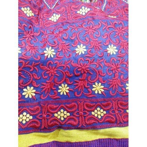Embroidered Cotton Fabric By Reyna Fabrics