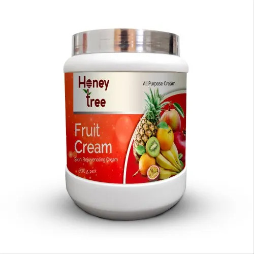Honey Tree Fruit Face Cream 900gm - Natural Moisturizer, Hydrates, Exfoliates Dead Skin Cells, Promotes Youthful Complexion