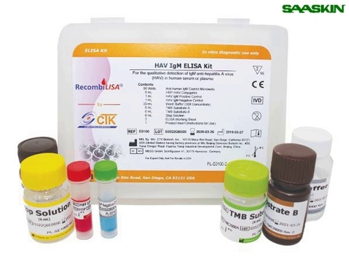 Recombilisa Hav Igm Elisa Ce Test Kit - Operating Type: Manual