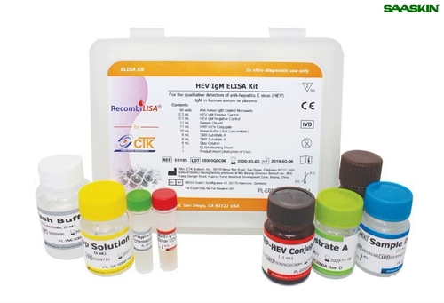 RecombiLISA HEV IgM ELISA Test Kit - Solid Phase, For Accurate Detection of Anti-Hepatitis E Virus IgM in Serum/Plasma | Latest Technology, Safe to Use, Portable, Manual Operation, Real-Time Results