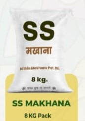 Ss Loose Makhana 8Kg - Color: White