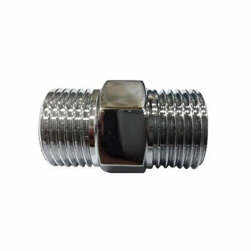 Stainless Steel Hex Nipple - 2 Inch Threaded Connection | Powder Coated Finish, SS 304 Material