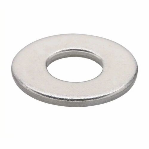 Stainless Steel Washer - 45mm Size, Silver Color, 2.5mm Thickness, Chrome Finish | SS302 Round Design