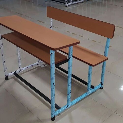 Wooden School Desk - 36x30x36 Inches, Brown Finish, Attractive Design for Optimal School Use