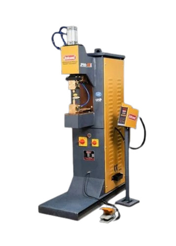 Pneumatic Projection Spot Welding Machine - 50 Kva Power, 16 Maximum Force | Copper Material, 4 Mm Rod Diameter, 380 Volt Voltage, Industrial Usage, Water Flow Integrated
