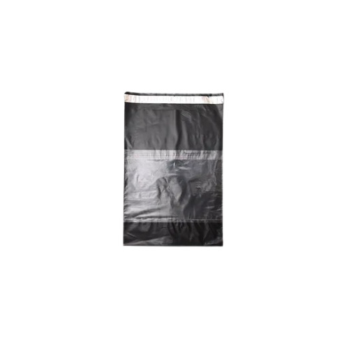 Black LDPE Courier Bag